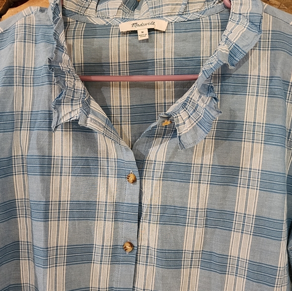 Madewell Ruffle Collar Blouse - Picture 4 of 5